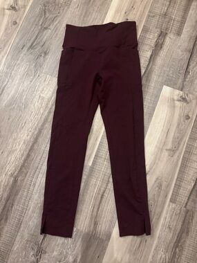 Athleta High-Rise Leggings in Plum